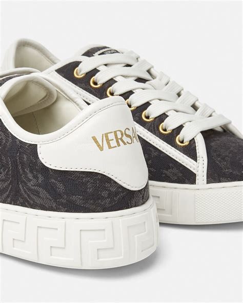 versace greca high top sneakers|barocco high top greca sneakers.